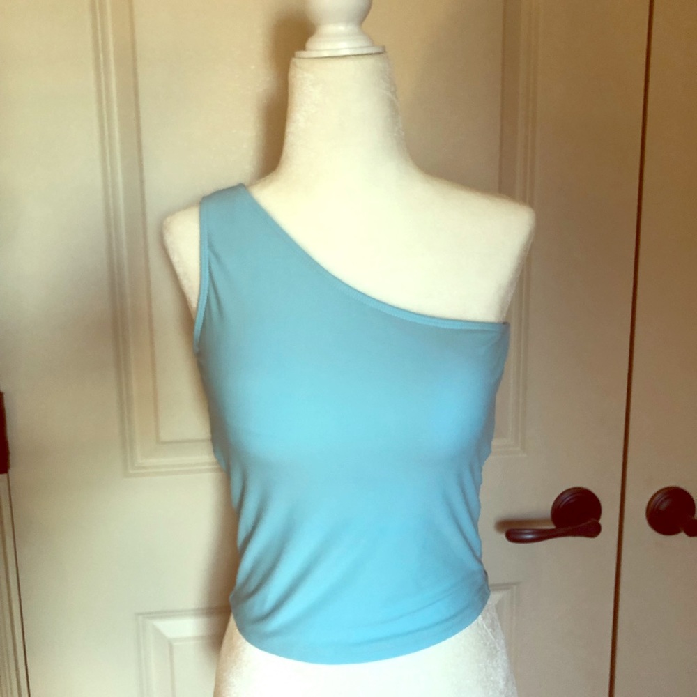 Kortni Jeane one shoulder swim top